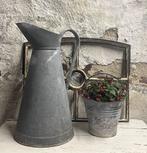 Brocante oud zinken lampetkan, Ophalen of Verzenden