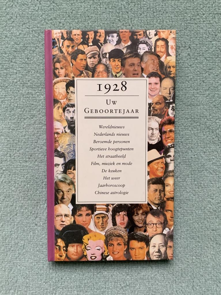 1928 Geboortejaar - Olympische Spelen NL - cadeau inspiratie, Ophalen of Verzenden, 20e eeuw of later, Zo goed als nieuw, Hans W. van Hattum