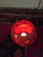 Kjell Knekta keramiek oranje windlicht bloempot kandelaar, Antiek en Kunst, Kunst | Designobjecten, Ophalen of Verzenden