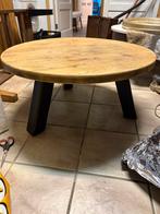 Salontafel, Tuin en Terras, Ophalen, Zo goed als nieuw, Rond, Hout
