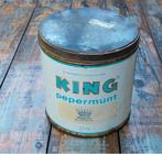 Groot Winkelblik King Pepermunt “Worth A Crown”, Verzamelen, Blikken, Ophalen of Verzenden, Gebruikt, Overige