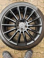 Mercedes AMG Velgen met Continental Zomerbanden 19 inch, Auto-onderdelen, Banden en Velgen, Gebruikt, Overige, Banden en Velgen