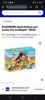 Playmobil Spirit Schuur met Lucky, Pru en Abigail - 70118, Ophalen of Verzenden, Zo goed als nieuw, Complete set
