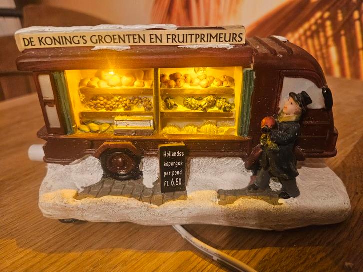 Groente en Fruitwagen Foodtruck typisch Hollands Kerstdorp, Diversen, Kerst, Ophalen