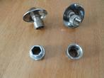 2 nieuwe S-Koppelingen + 2 nieuwe neusstukken + 2 rozetten, Ophalen, Nieuw, Chroom, Kraan