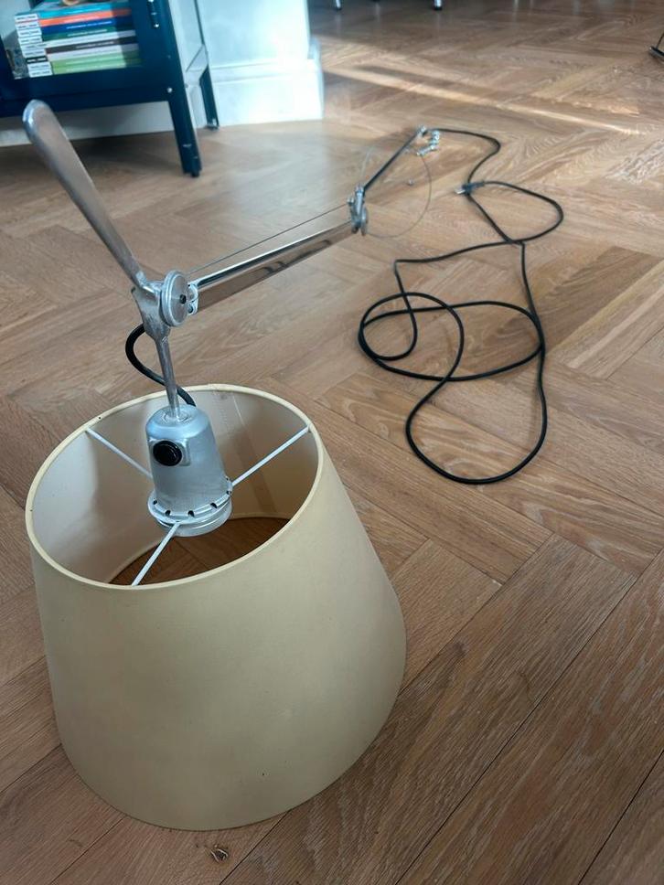 Artemide Tolomeo Mega Vloerlamp, Huis en Inrichting, Lampen | Vloerlampen, Gebruikt, 200 cm of meer, Metaal, Ophalen