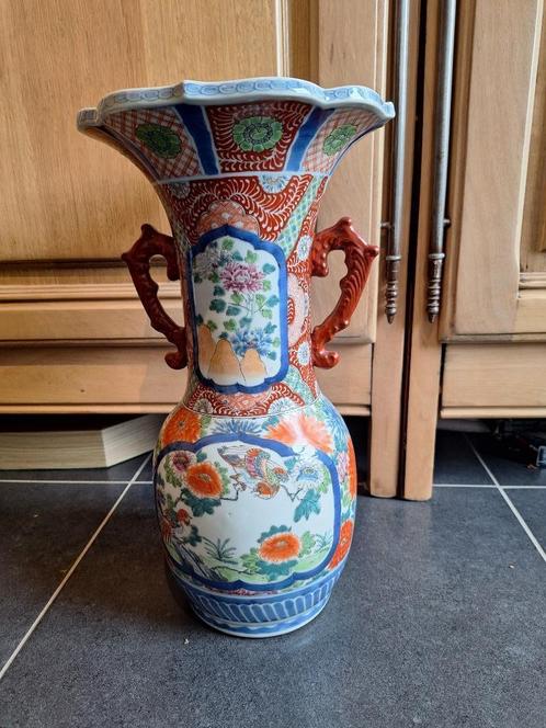 Prachtige grote Japanse porseleinen imari vaas, 19e eeuw, Antiek en Kunst, Antiek | Porselein, Ophalen of Verzenden