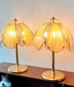 Hollywood Regency Honsel design tafellampen  lotus design, Ophalen of Verzenden