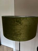 Lampenkap velvet groen 50cm doorsnee, Ophalen of Verzenden, Zo goed als nieuw, Groen, Rond