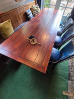 grote eet- / keukentafel 3 meter, Huis en Inrichting, Tafels | Eettafels, Ophalen, Gebruikt, Klassiek, 200 cm of meer