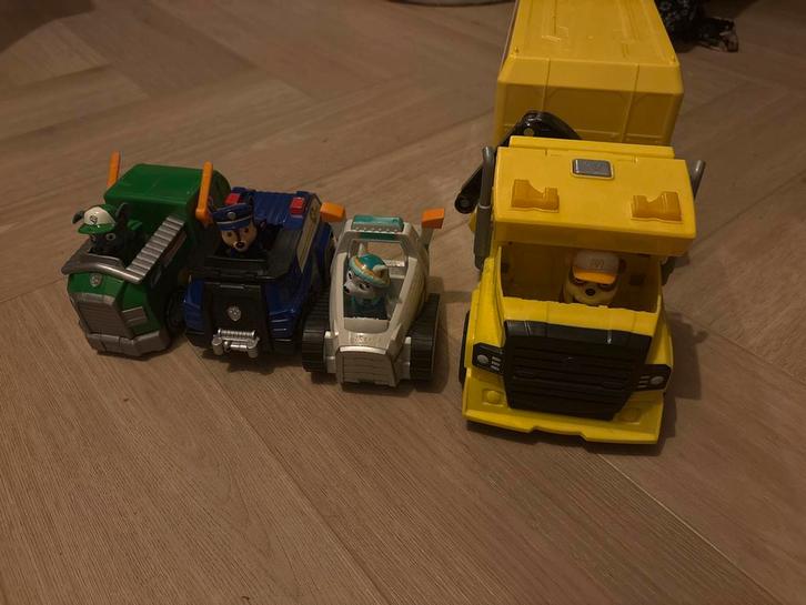 Paw Patrol Voertuigen - Complete Set!, Kinderen en Baby's, Speelgoed | Speelgoedvoertuigen, Zo goed als nieuw, Ophalen