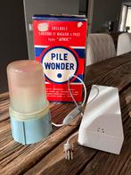 VINTAGE PILE WONDER, LANTAARN CAMPING LAMP, “AFRIC” JAREN 60, Caravans en Kamperen, Gebruikt