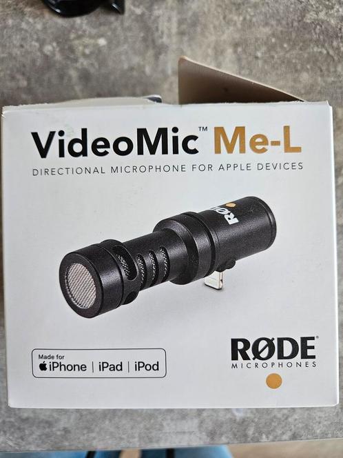 Videomic me-L Rode microphones nieuw, Audio, Tv en Foto, Professionele Audio-, Tv- en Video-apparatuur, Audio, Ophalen of Verzenden