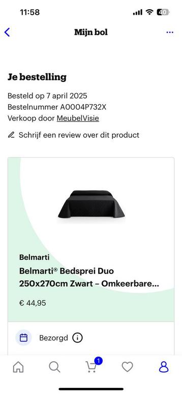 Bedsprei 250 x 270cm beschikbaar voor biedingen