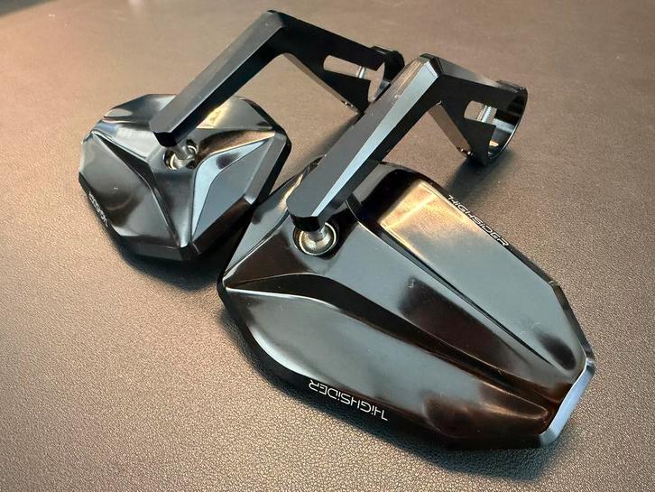 Highsider bar-end spiegels (set) – E-keur – nette staat, Motoren, Accessoires | Overige, Gebruikt, Ophalen