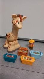 Fisher price little people giraf met verzorger en voerbakken, Ophalen of Verzenden, Zo goed als nieuw, Speelset