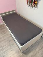 Eenpersoonsbed met lattenbodem en 2 lades, Huis en Inrichting, Slaapkamer | Bedden, Ophalen, Gebruikt, 90 cm, Eenpersoons