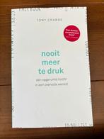 Nooit meer te druk - Tony Crabbe, Ophalen of Verzenden, Zo goed als nieuw