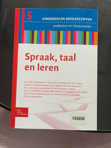 Boek spraak, taal en leren beschikbaar voor biedingen