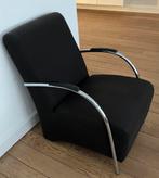 Woood fauteuil in donkergrijs/antraciet kleur, Ophalen, Minder dan 75 cm, Zo goed als nieuw, Stof