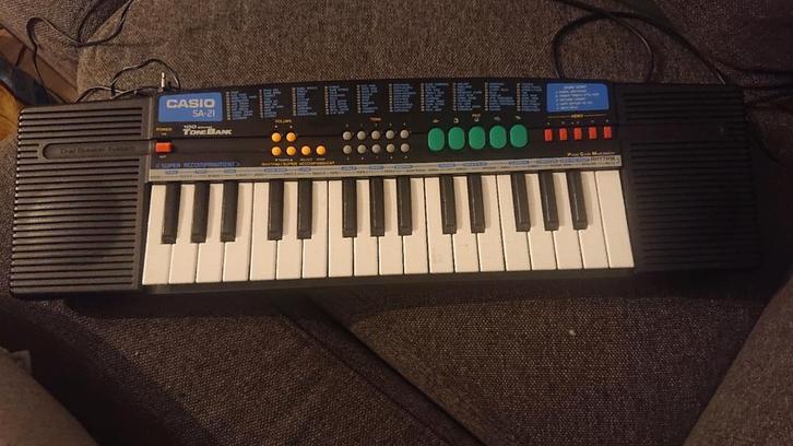 Casio SA-21 Toetsenbord - Vintage, Muziek en Instrumenten, Keyboards, Gebruikt, Overige aantallen, Casio, Ophalen of Verzenden