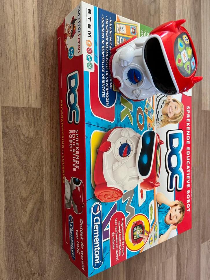 Clementoni DOC Educatieve Robot, Kinderen en Baby's, Speelgoed | Educatief en Creatief, Zo goed als nieuw, Elektronica, Met licht