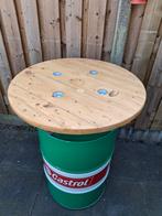 Statafel, Ophalen of Verzenden, Zo goed als nieuw, Rond, Hout