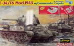 Coelianmodels, Dragon 6757, T34/76 Mod. 1943, 1/35, € 54,99, Overige merken, Tank, 1:32 tot 1:50, Nieuw