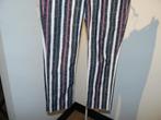 Isabel Marant etoile leuke gestreepte broek tinten mt M, Kleding | Dames, Overige kleuren, Verzenden, Zo goed als nieuw, Lang
