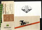 Carl Bruning   set etiket   Jagerstolz, Ophalen of Verzenden, Gebruikt, Sigarenbandjes