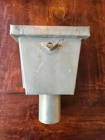 Vergaarbak zink regenpijp / HWA / hemelwaterafvoer 80mm beschikbaar voor biedingen