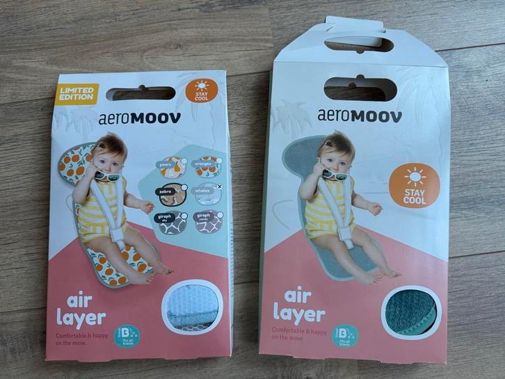 Aeromoov Air Layer Set: 0+ & Buggy, Kinderen en Baby's, Autostoeltjes, Zo goed als nieuw, Overige merken, 0 t/m 13 kg, Autogordel