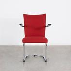 De Wit damesfauteuil 7018 nieuw bekleed rood, Gebruikt, Metaal, Buisframe, Eén