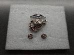 USMC - United States Marine Corps  - badge  Silver/ Gold, Verzamelen, Ophalen of Verzenden, Marine, Amerika, Embleem of Badge