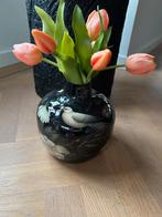 Vaasje met tulpen, Overige kleuren, Ophalen of Verzenden, Minder dan 50 cm, Glas