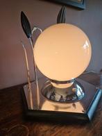 Art Deco opaline tafellamp " Peill & Putzler ", Antiek en Kunst, Antiek | Lampen, Ophalen of Verzenden