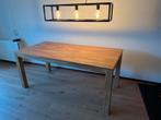 Massief houten eettafel - 180x85 cm, Huis en Inrichting, Tafels | Eettafels, Ophalen, Gebruikt, Eikenhout, 50 tot 100 cm