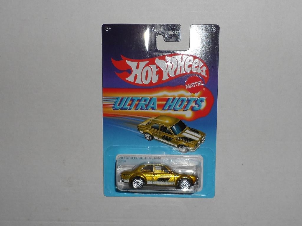 Hot Wheels - '70 Ford Escort RS1600 - 1:64, Ophalen of Verzenden, Nieuw, Auto