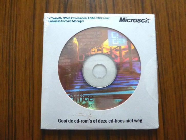 Microsoft Office Pro 2003 NL OEM - sealed - met product key, Computers en Software, Vintage Computers, Ophalen of Verzenden