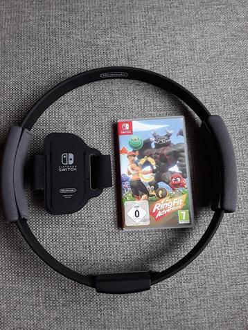 Nintendo Switch Game Ring Fit Adventure Compleet  beschikbaar voor biedingen