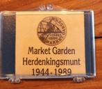 herdenkingsmunt Market Garden 1944 - 1989 in doosje, Ophalen, Nederland, Boek of Tijdschrift