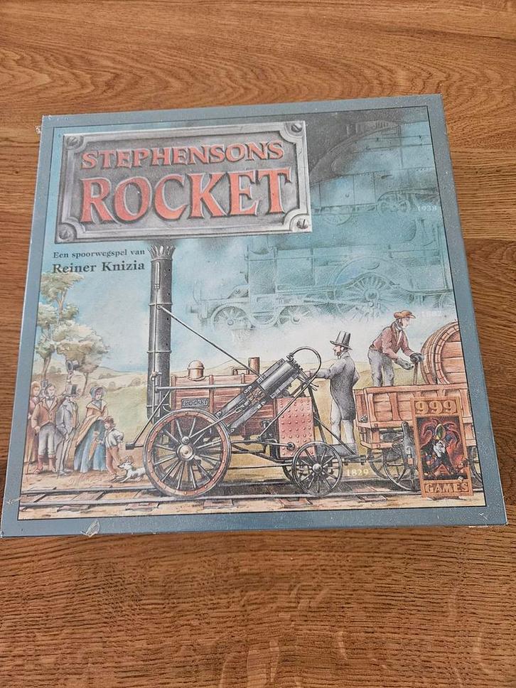 Stephenson's Rocket - 999 Games - Nieuw!, Hobby en Vrije tijd, Gezelschapsspellen | Bordspellen, Nieuw, Een of twee spelers, Drie of vier spelers