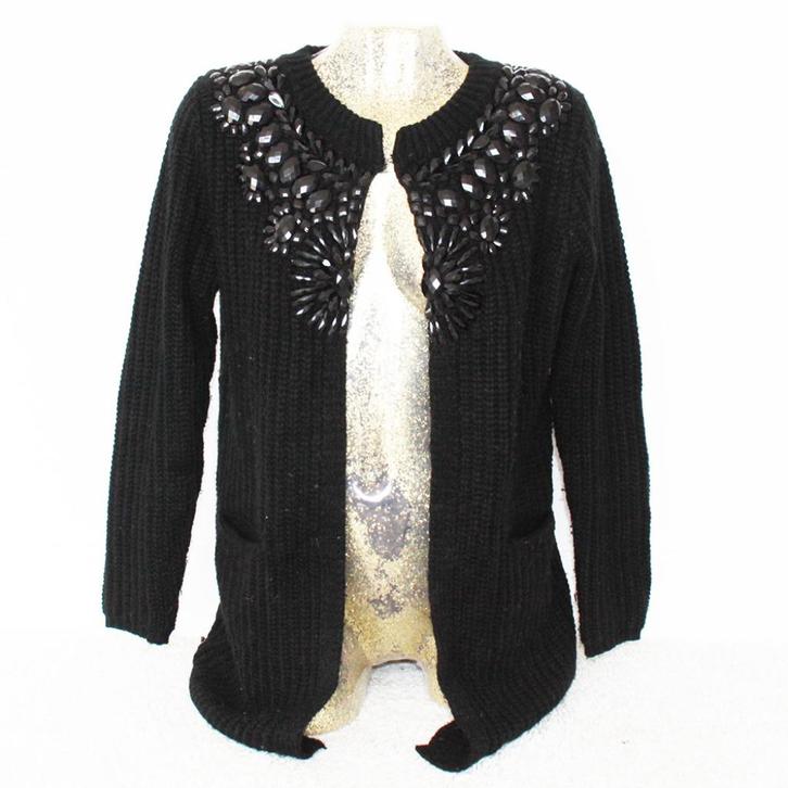 Allyson Collection Vest (M) - 14 € 30,-, Kleding | Dames, Truien en Vesten, Zo goed als nieuw, Maat 38/40 (M), Zwart, Ophalen of Verzenden