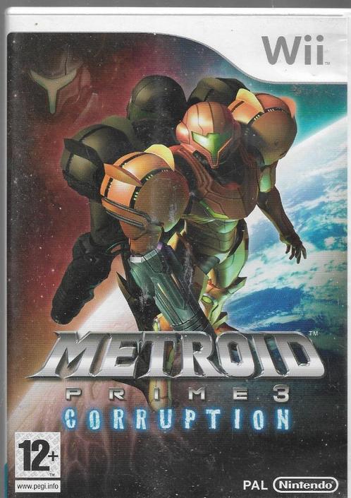 Wii Metroid Prime TM 3 : Corruption, Spelcomputers en Games, Games | Nintendo Wii, Zo goed als nieuw, Shooter, 1 speler, Vanaf 12 jaar