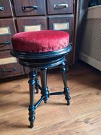 (1)Antieke Verstelbare Pianokruk/Draaibare Kruk, Antiek en Kunst, Ophalen of Verzenden