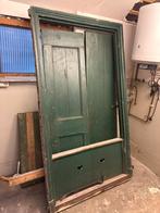 Oude dubbele deur/bedstee, Gebruikt, 120 cm of meer, Binnendeur, Ophalen of Verzenden