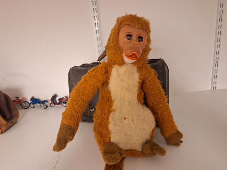 Grote oude pluche speelgoed aap, Sieraden, Tassen en Uiterlijk, Kettingen, Zo goed als nieuw, Overige materialen, Ophalen of Verzenden