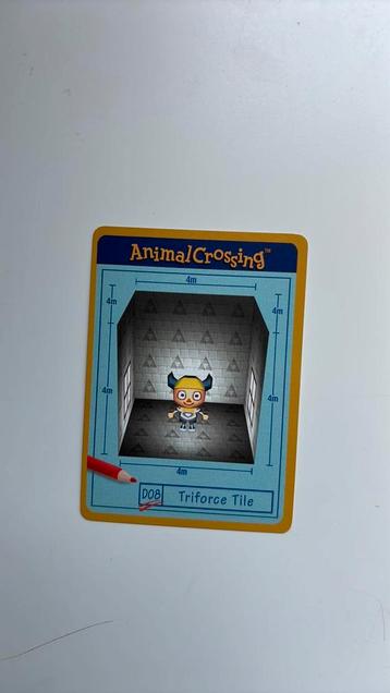 D08 Triforce Tile - Animal Crossing e-Reader kaart - mint beschikbaar voor biedingen