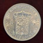 1 Gulden 1940 - Wilhelmina, 1 gulden, Zilver, Ophalen of Verzenden, Koningin Wilhelmina
