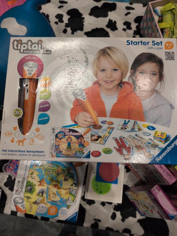 Tiptoi Starterset + Wereldatlas - Interactief Leren!, Kinderen en Baby's, Speelgoed | Educatief en Creatief, Zo goed als nieuw